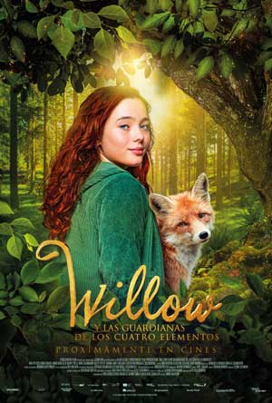 Cartel de Willow y las guardianas de los cuatro elementos
