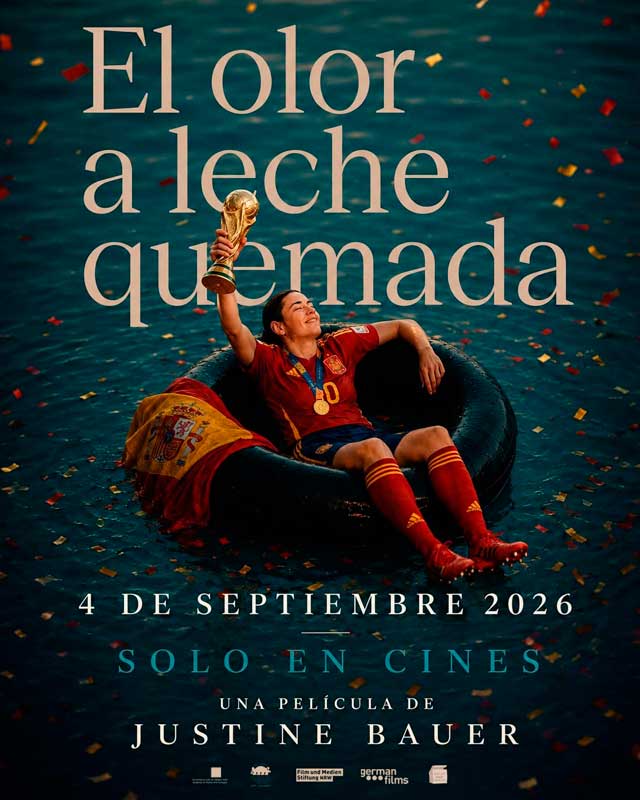 El olor a leche quemada - cartel