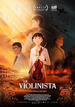 Cartel de La violinista