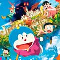 Doraemon: Aventuras en el mundo del arte cartel reducido