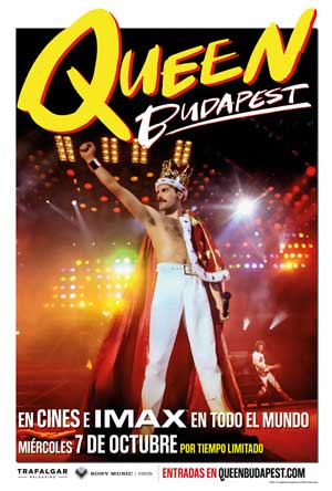 Cartel de Queen Budapest