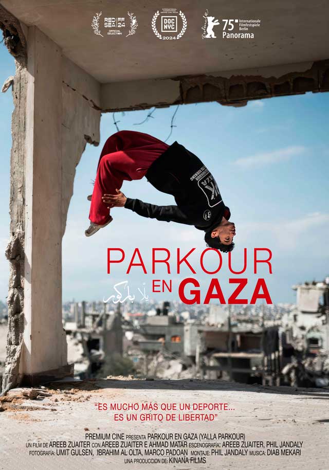 Parkour en Gaza - cartel