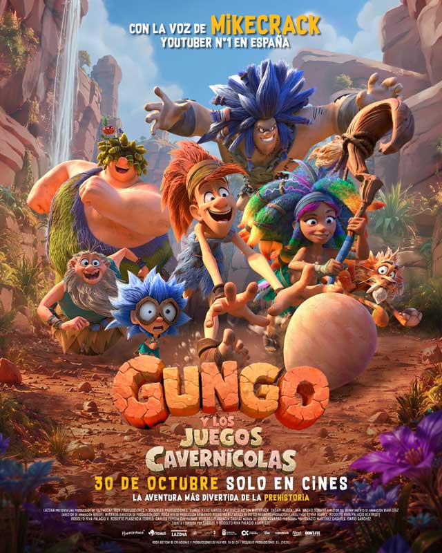 Gungo y los juegos cavernícolas - cartel