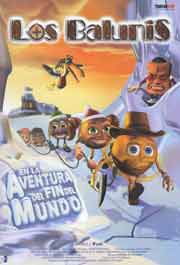 Cartel de Los Balunis en la aventura del fin del mundo