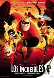 Cartel de Los increibles