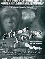 Cartel de El testamento del Dr. Mabuse