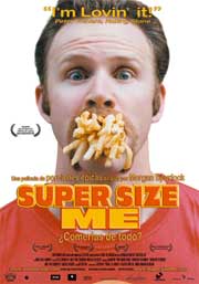 Cartel de Super Size Me