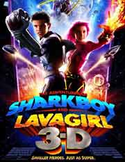 Cartel de Las aventuras de Shark Boy y Lava Girl en 3D