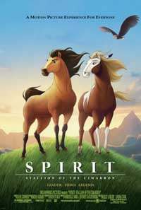 Cartel de Spirit: el corcel indomable