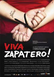 Cartel de Viva Zapatero!