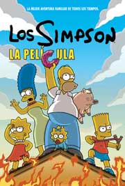 Cartel de Los Simpson. La película