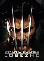 Cartel de X-Men Orígenes: Lobezno