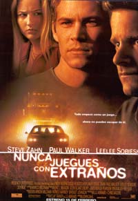 Cartel de Nunca juegues con extraños