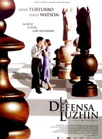 Cartel de La defensa de Luzhin