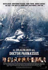 Cartel de El imaginario del Doctor Parnassus