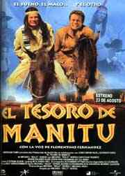Cartel de El tesoro de Manitu