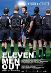 Cartel de Eleven men out (Fuera del vestuario)