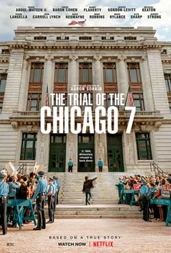 Cartel de El juicio de los 7 de Chicago