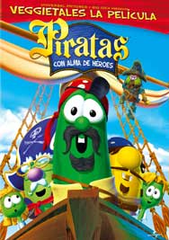 Cartel de Vegetales la película: Piratas con alma de héroes