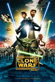Cartel de Star Wars: The clone wars