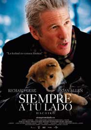 Cartel de Siempre a tu lado. Hachiko
