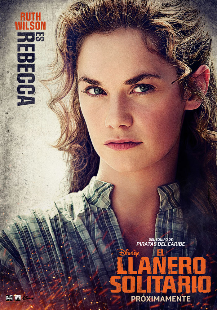 El llanero solitario - cartel Ruth Wilson es Rebecca