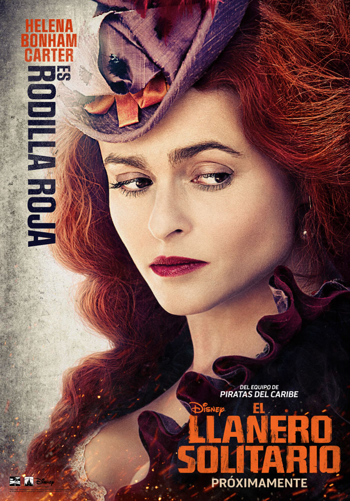 El llanero solitario - cartel Helena Bonham Carter es Rodilla Roja