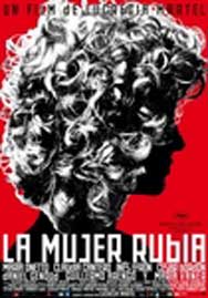 Cartel de La mujer rubia
