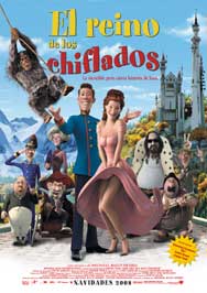 Cartel de El reino de los chiflados