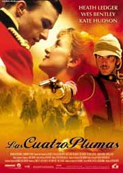 Cartel de Las cuatro plumas