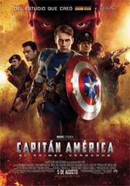 Cartel de Capitán América: El primer vengador