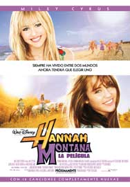 Cartel de Hannah Montana. La película
