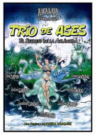 Cartel de Trio de ases, el secreto de la Atlántida