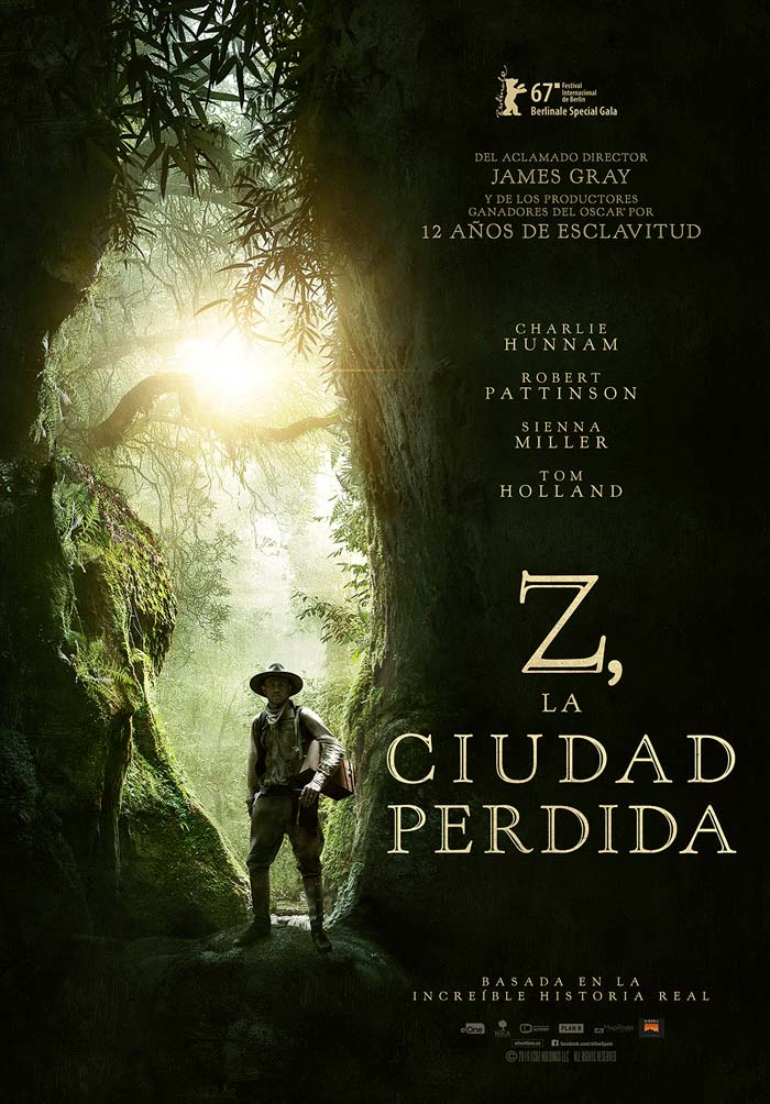 Z, la ciudad perdida - cartel teaser