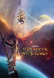 Cartel de El planeta del tesoro