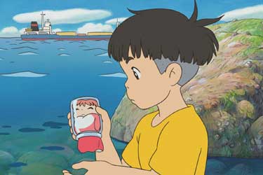 Ponyo en el acantilado