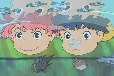 Ponyo en el acantilado