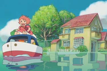 Ponyo en el acantilado