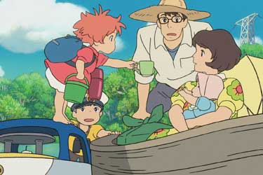 Ponyo en el acantilado