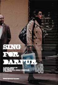 Cartel de Sing for Darfur