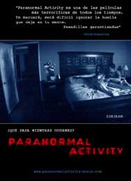 Cartel de Paranormal activity