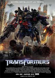 Cartel de Transformers: El lado oscuro de la luna