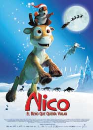 Cartel de Nico, El reno que quería volar