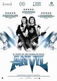 Cartel de Anvil. El sueño de una banda de rock