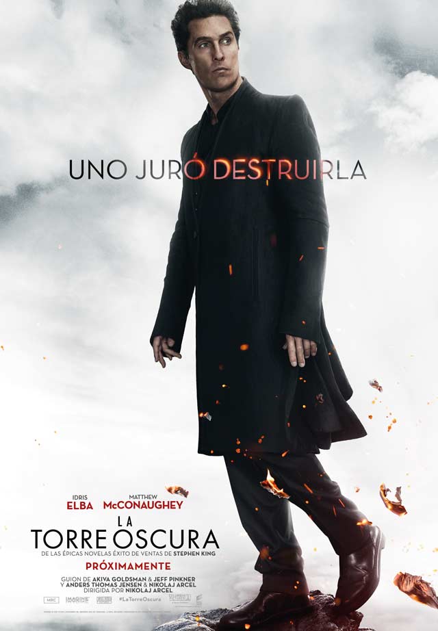 La torre oscura - cartel Matthew McConaughey
