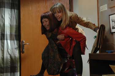 La mujer con la nariz rota