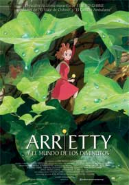 Cartel de Arrietty y el mundo de los diminutos