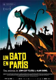 Cartel de Un gato en París