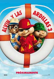 Cartel de Alvin y las ardillas 3