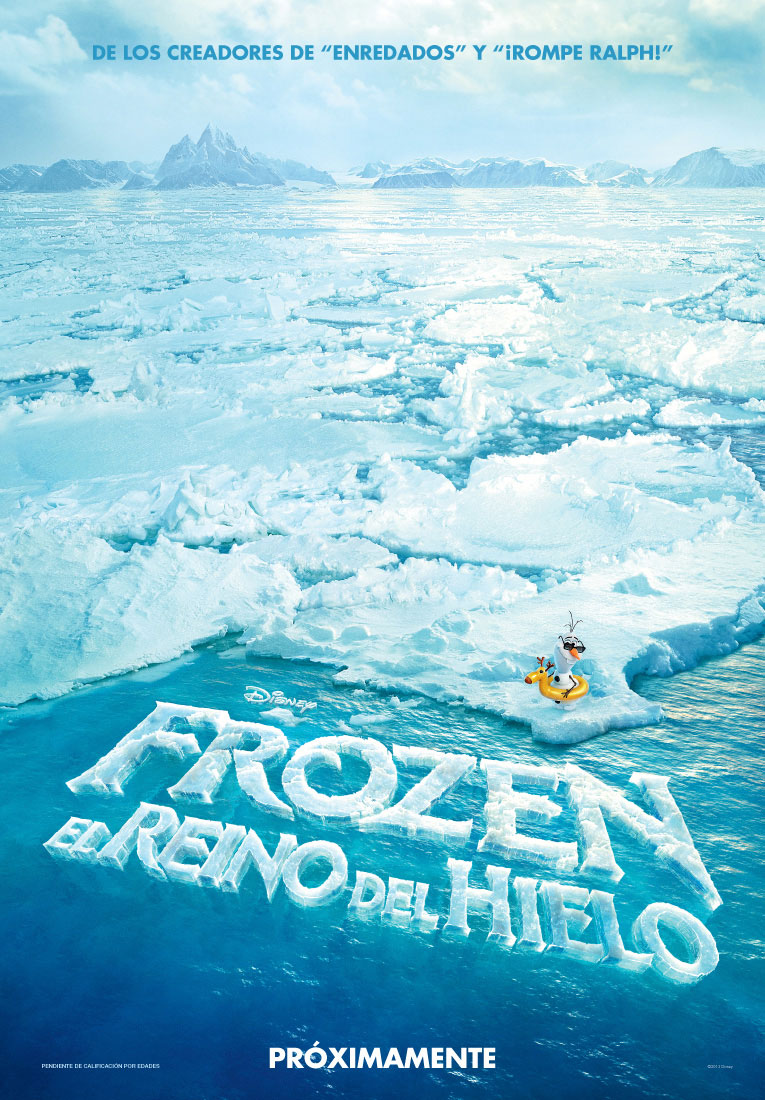 Frozen el reino del hielo - cartel Teaser Olaf